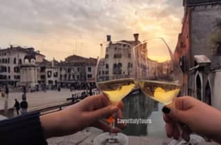 Venedig: Rundgang bei Sonnenuntergang mit Essen und Weinverkostung
