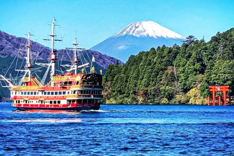 Tokio: wokół góry Fuji, jeziora Ashi, Owakudani, 1-dniowa wycieczka po OnsenMiejsce zbiórki w Shinjuku o 8:30