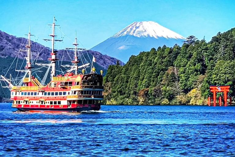 Tokio: Excursión al Monte Fuji, Hakone, Crucero, Teleférico y Oshino HakkaiSalida de la estación de Shinjuku a las 8:30 horas