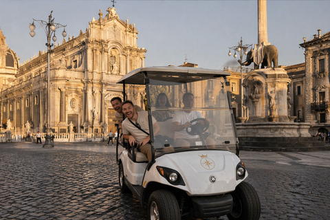Catania: Private Golf Cart Tour with Food Tasting