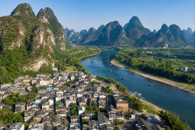 From Guilin: Li River and Xianggong Hill Day Trip with Lunch Standard Small Group Tour (Up to 16 Guests)