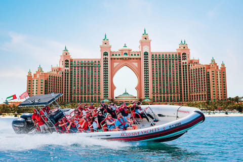 Dubai: Marina, Atlantis, Palm & Burj Al Arab Speedboat Tour