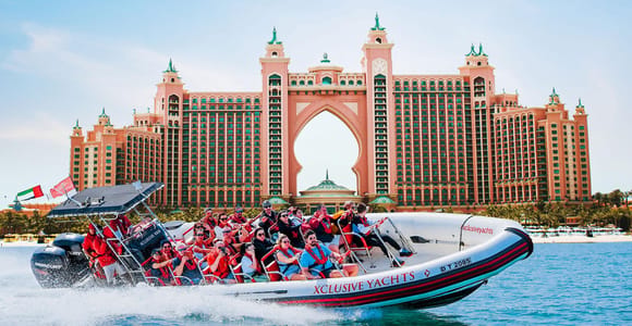 Dubai: Marina, Atlantis, Palm & Burj Al Arab Speedboat Tour