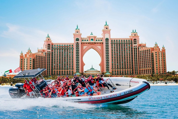 Dubai: Marina, Atlantis, Palm & Burj Al Arab Speedboat Tour