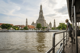 Bangkok: Geführte Tempel-Tour mit Tuk-Tuk-Fahrt & Fähre