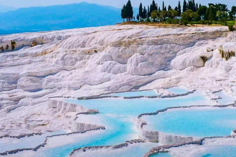 Alanya: Pamukkale dagtrip met Hierapolis &amp; Cleopatra&#039;s zwembadTour zonder entreegelden