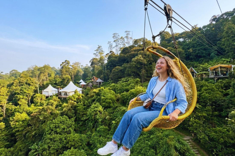 Jakarta: White Crater, Sky Bridge & Hot Springs Premium Tour Bandung: White Crater, Bridge & Hot Springs Tour