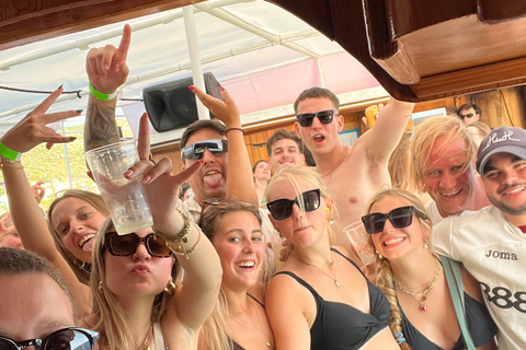 Dubrovnik: Sunset Boat Party with DJ & Blue Lagoon Swim Stop