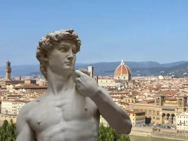 Florenz: Accademia mit Rundgang durch die Stadt, 3 Stunden