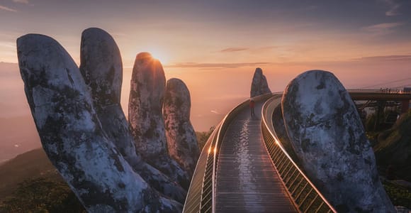 From Da Nang/Hoi An: Golden Bridge Ba Na Hills Full-Day Tour
