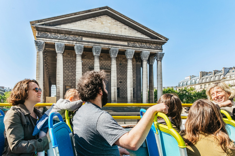 Paris: Tootbus Hop-On/Hop-Off-Bustour Entdeckungstour3-Tages-Pass