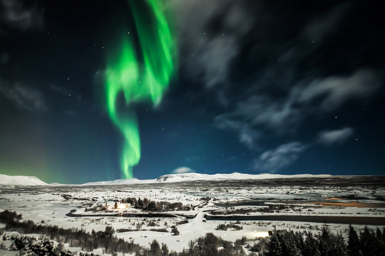 Islandia: tour para ver la aurora polar desde ReikiavikTour con recogida en la parada de autobús 12