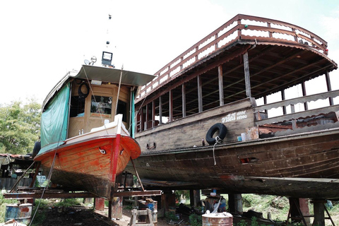 Ayutthaya: Private Boat Tour with Photographer & Shipyard