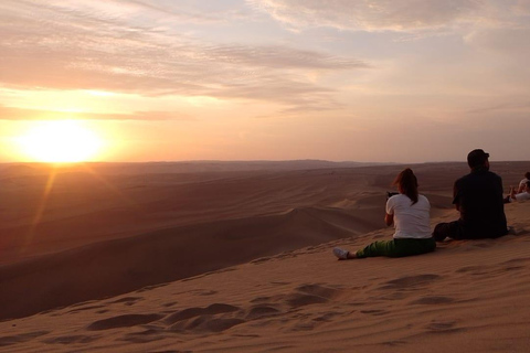 Från Ica eller Huacachina: Buggy- och sandboardtur vid solnedgångenFrån Ica eller Huacachina: Privat solnedgångstur med buggy och sandboarding.