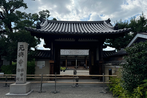 Nara: il Tempio Gangoji, patrimonio dell&#039;umanità, e la città vecchia di Naramachi