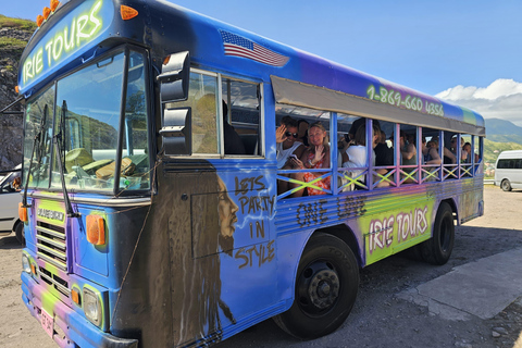 St. Kitts: Irie Open-Air Tour, Rum Tasting & Beach Time