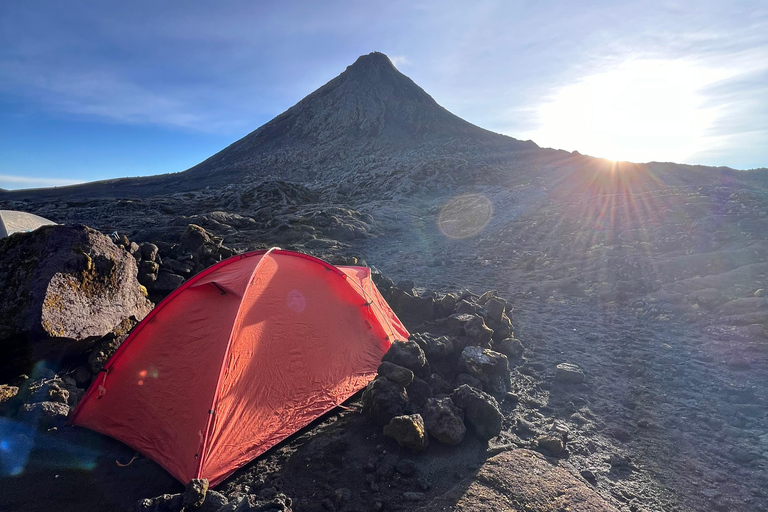 Azores: Mount Pico Overnight Crater Camping Adventure