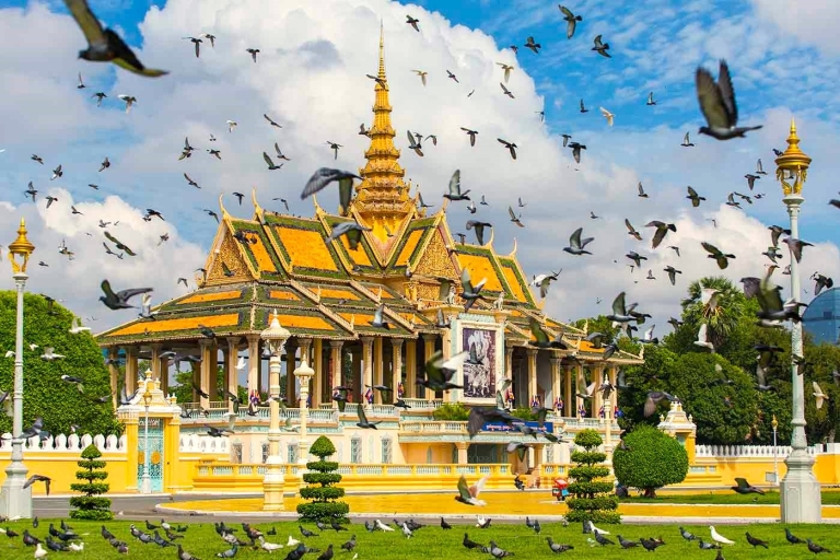 Wycieczka po mieście Phnom Penh i prywatna wycieczka na Koh Dach Silk Island