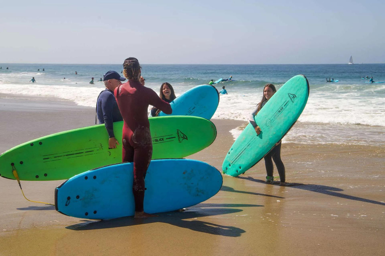 Los Angeles : Leçon privée de surf avec location de matérielManhattan Beach : Leçon privée de surf avec location