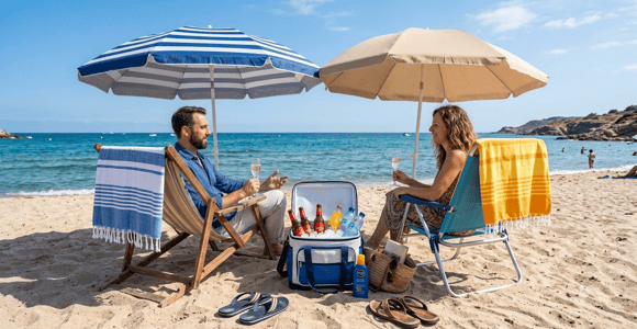 All-Inclusive Beach Day in Salou: Driver, Beach Set and Restaurant