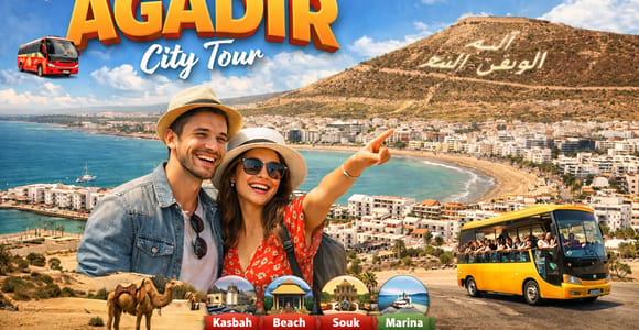 Agadir: Kasbah, Souk, and Marina City Tour with Hotel Pickup