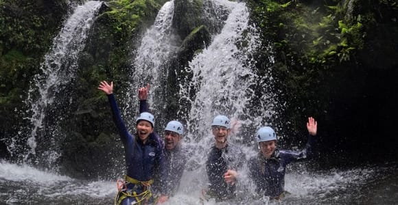 São Miguel: WaterPark Canyoning Ribeira dos Caldeirões