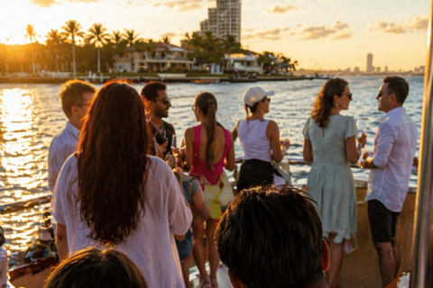 Miami: Millionaire's Row Cruise with Bay Swim Stop