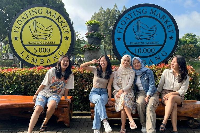 Jakarta to Bandung: Whoosh Train, Tea & Floating Market Bandung : Highlands & Floating Market Day Tour from Jakarta