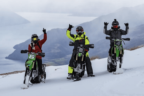Queenstown: Guided Snowbike Adventure with Transfer Afternoon Tour