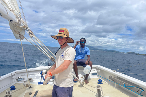 St. Kitts i Nevis: Schooner Alexander Hamilton Sailing ...