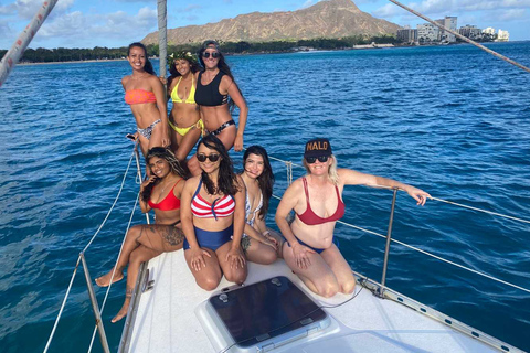 Oahu : Waikiki sailing turtle snorkeling in small groups Oahu : Waikiki sailing turtle snorkeling