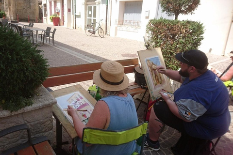 South of France: Painting Memories Class with a Local Artist