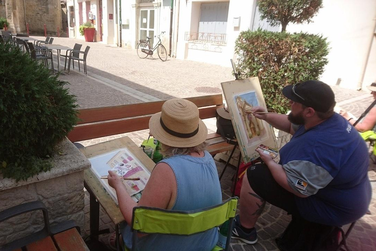 South of France: Painting Memories Class with a Local Artist