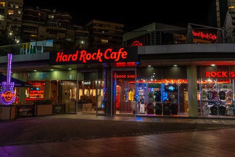 مالقة: مدخل مقهى هارد روك مع الغداء أو العشاء