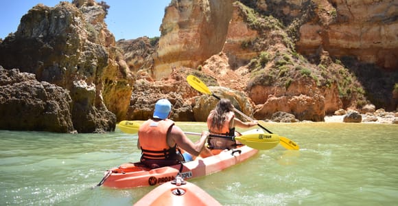 Small-group Kayak experience at Ponta da Piedade