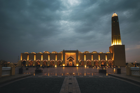 Tour de ville nocturne en transit privé de Doha depuis l'aéroport de Doha