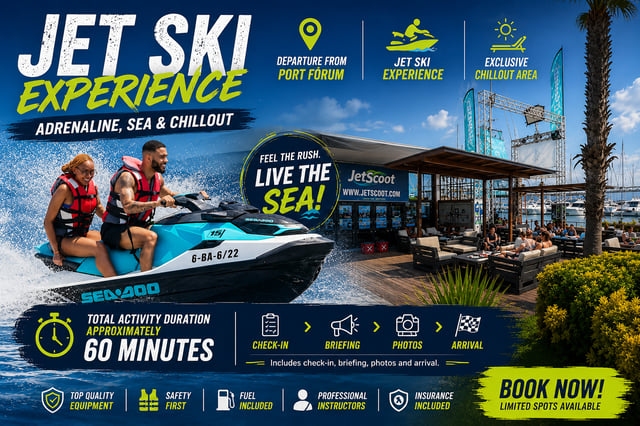 Barcelone : Location de jet ski (sans permis)