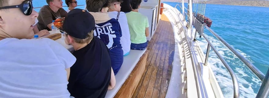Crète : Pêche et croisière en bateau avec déjeuner et boissons