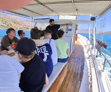 Crete: Fishing & Swimming Boat Cruise with Lunch & Drinks