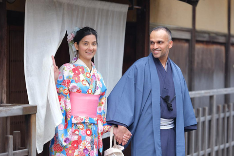 Kyoto Kimono Verleih mimosa ｜Kimono/Yukata Verleih Pärchen Plan