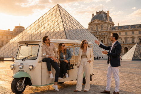 Paris: Top 15 Attractions Private Tour by Tuk Tuk 2h Tour — Shorter Itinerary from meeting point