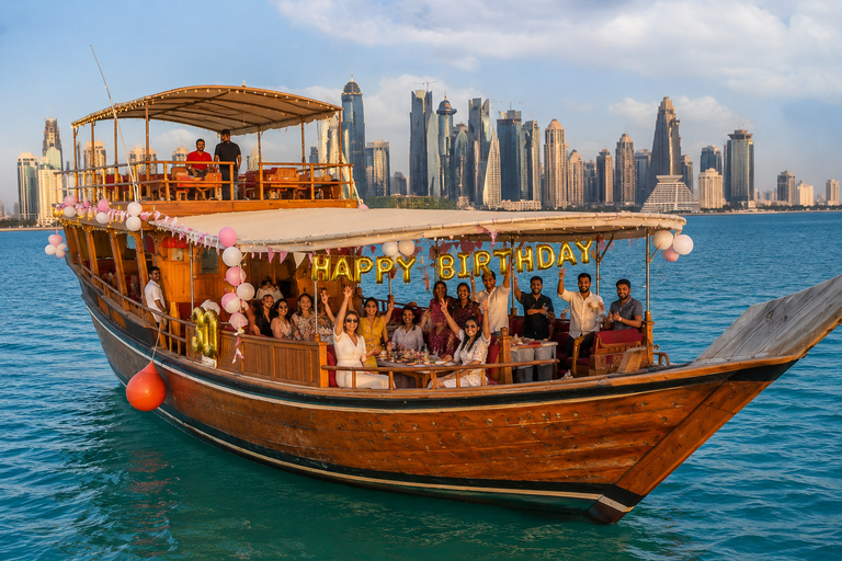Doha: Luxury Dhow Boat Private Cruise