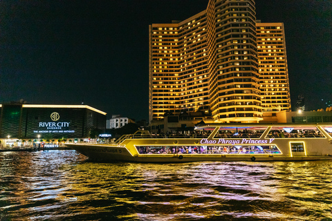 Bangkok: Dinner-Bootsfahrt auf der Chao Phraya Princess