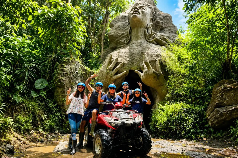 Ubud: Quad ATV Gorilla Cave, Legong Tunnel & Mud Adventure Single ATV - 50 Minutes (Meeting Point)