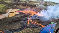 De Reykjavik, nueva gira de helicópteros del área de erupción volcánica - Housity