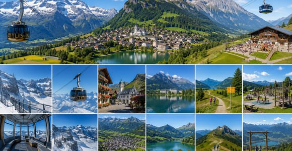 From Bürgenstock: Engelberg, Titlis & Brunni Private Tour