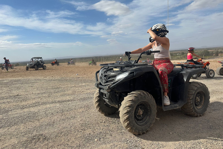 Aventura en quad por el desierto de Agafay con té y traslado