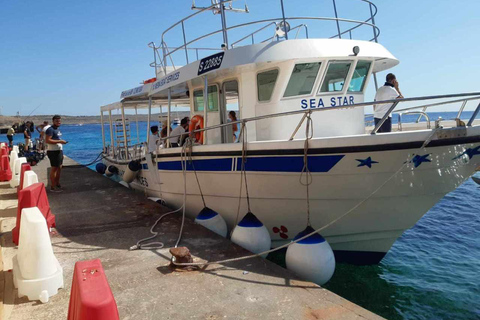 Comino : excursions en bateau privé, arrêts baignade et visites des grottesComino : tours en bateau privés, arrêts baignade et visites de grottes