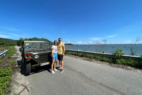 Hue till Hoi An med jeep via Hai Van Pass med fantastiska stopp