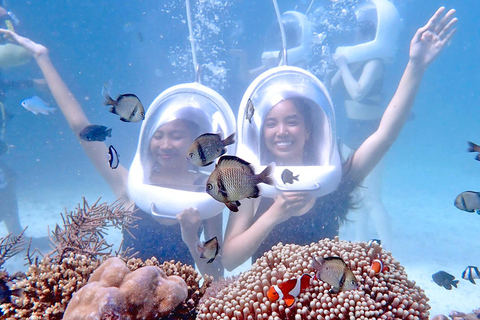 Boracay: Island Hopping with Crystal Kayak & Helmet Diving